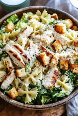 Chicken Caesar Pasta Salad 19 Chicken Caesar Pasta Salad