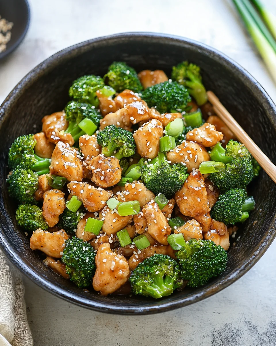 Chinese Chicken and Broccoli