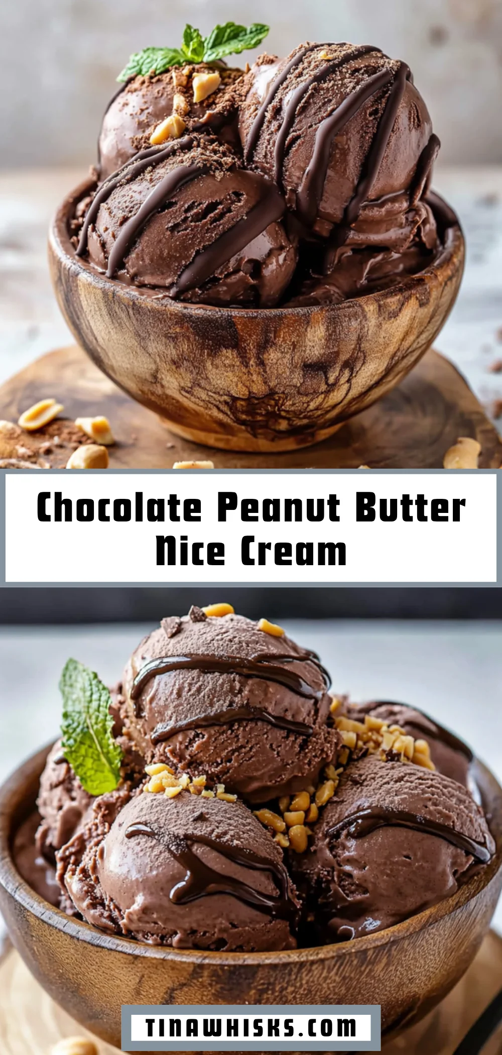Chocolate Peanut Butter Nice Cream 12 Pinterest Hidden Image