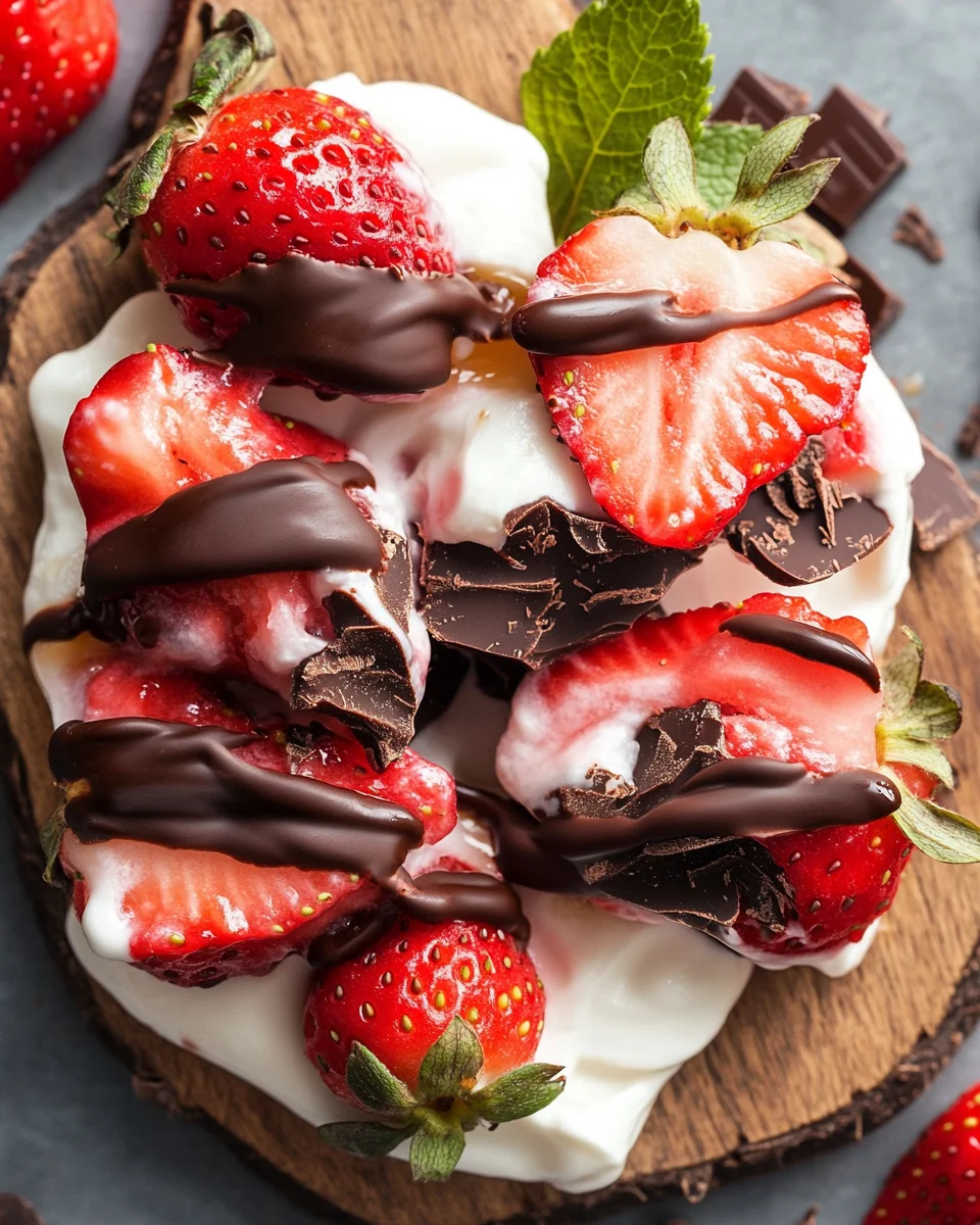 Chocolate Strawberry Yogurt Clusters (Viral Recipe!) 19 Chocolate Strawberry Yogurt Clusters (Viral Recipe!)
