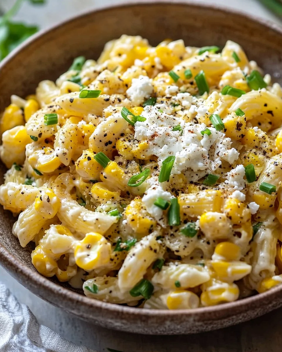 Creamy Street Corn Pasta Salad 18 Creamy