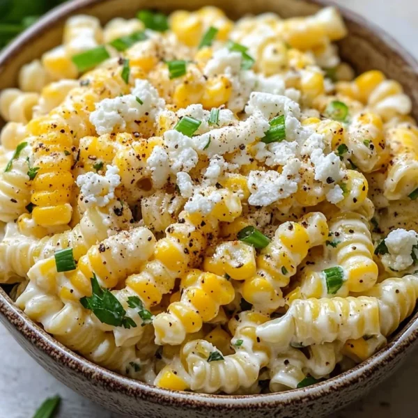 Creamy Street Corn Pasta Salad