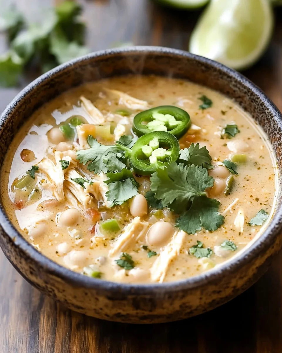 Creamy White Chicken Chili Recipe