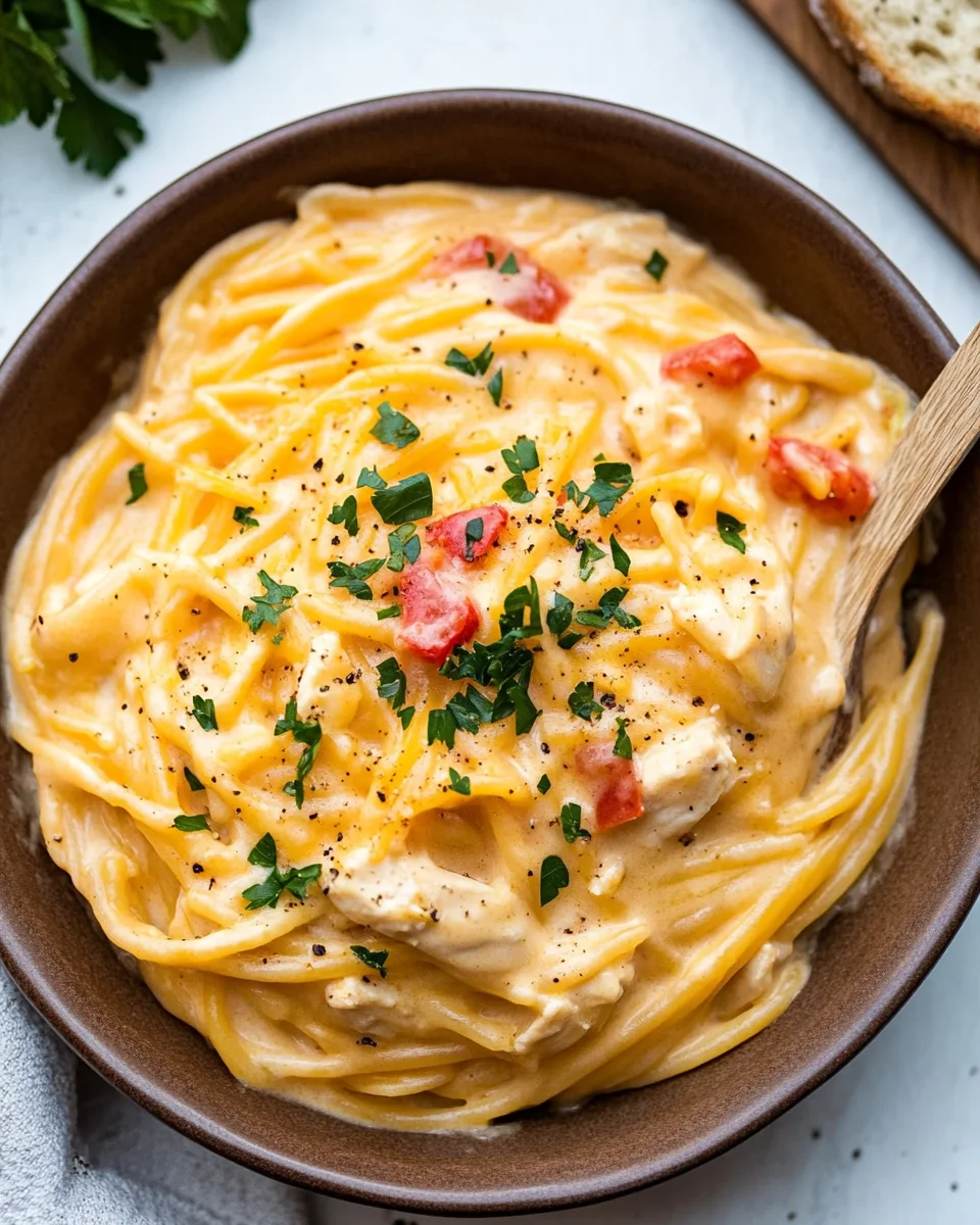 Crock Pot Cheesy Chicken Spaghetti Recipe 22 Crock