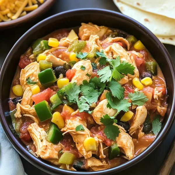 Crock Pot Fiesta Chicken