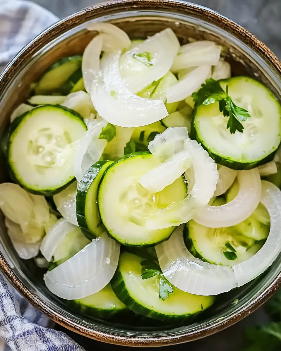 Cucumber Onion Salad Recipe 16 Cucumber