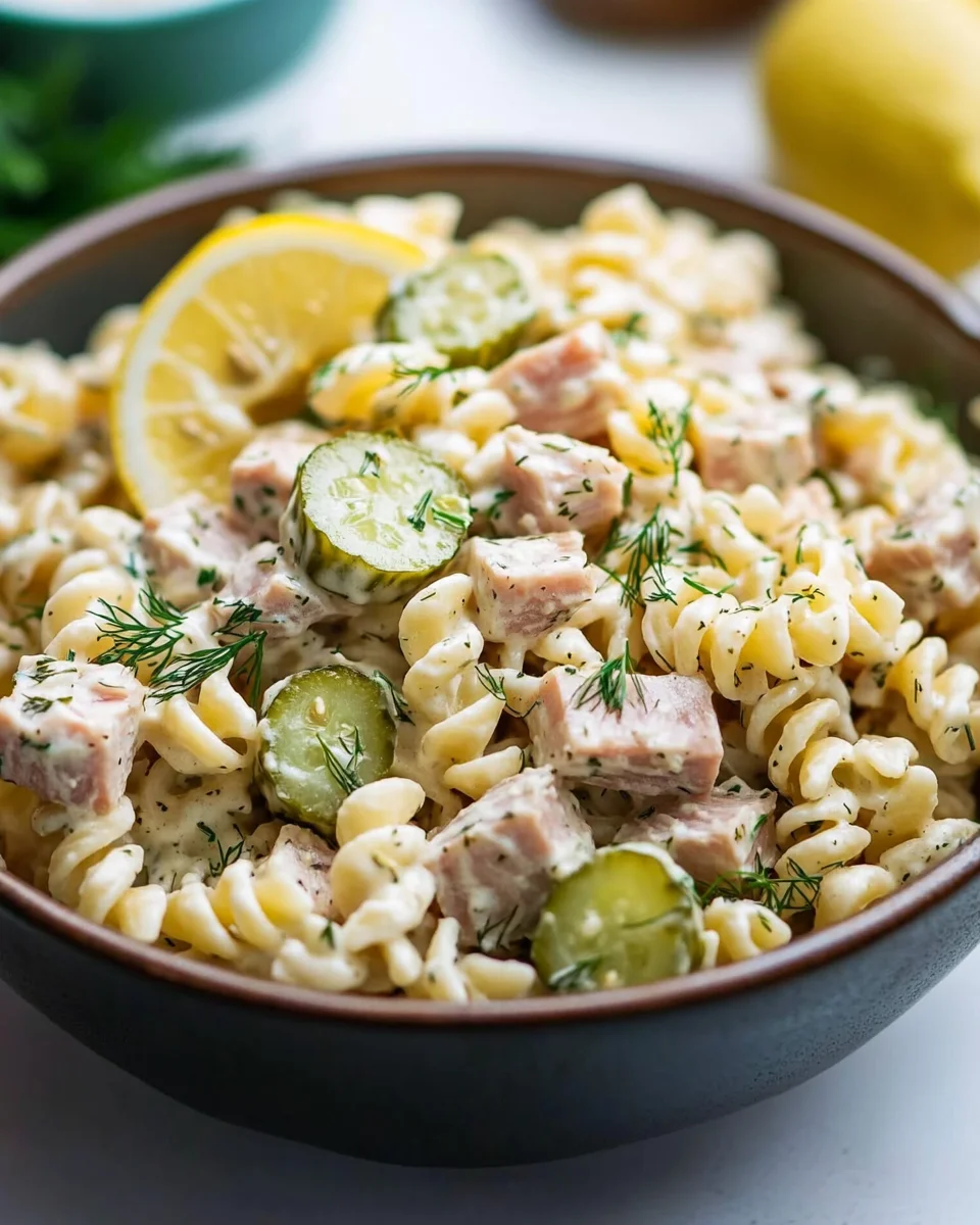 Dill Pickle Tuna Pasta Salad 24 Dill