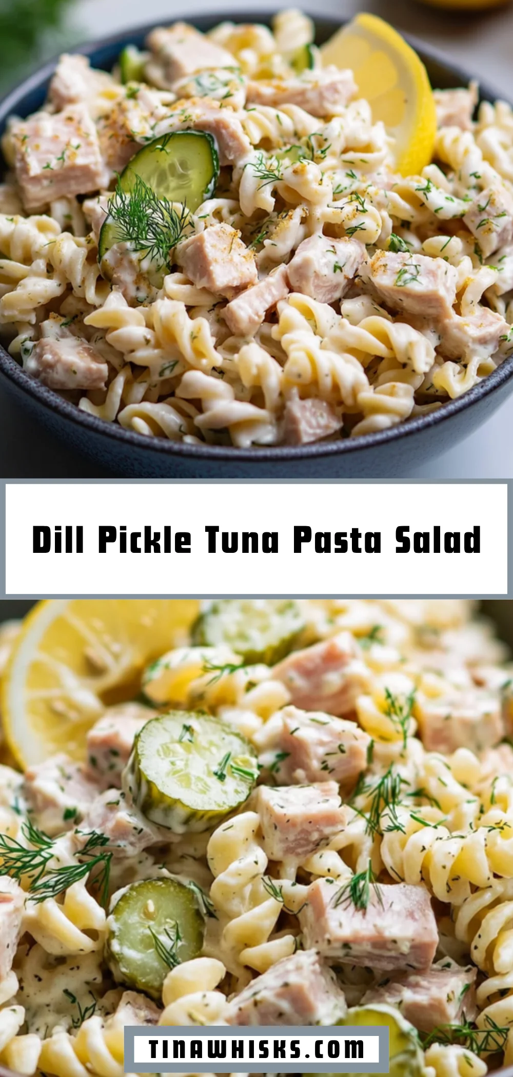 Dill Pickle Tuna Pasta Salad 23 Pinterest Hidden Image