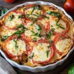 Easy Crustless Tomato Pie