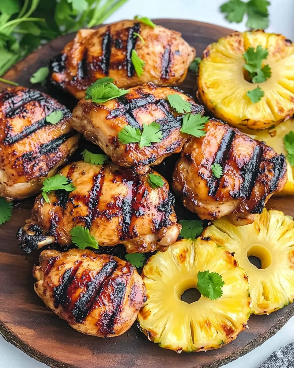 Easy Homemade Grilled Pineapple Chicken 18 Easy