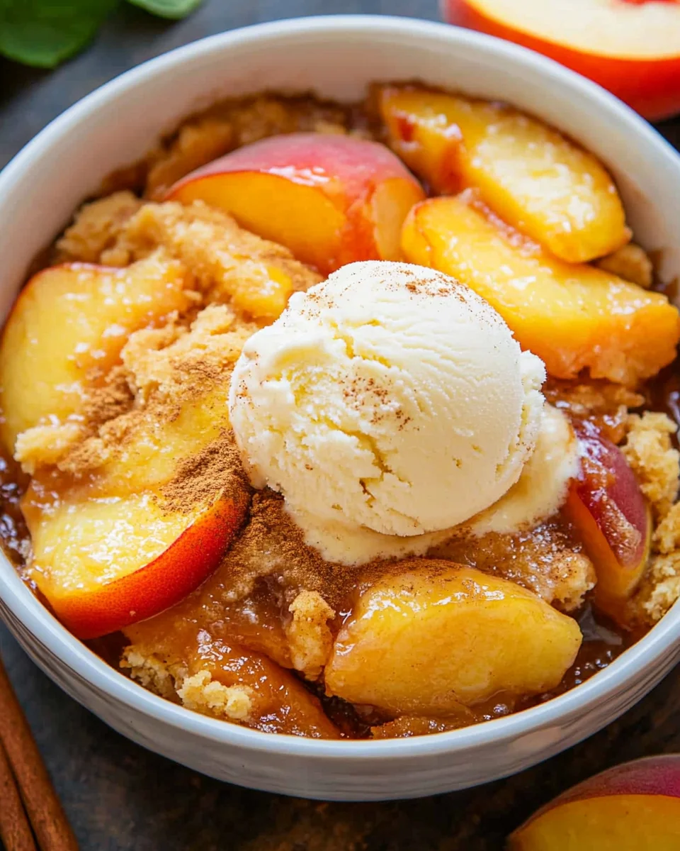 Easy Peach Cobbler 27 Easy Peach Cobbler