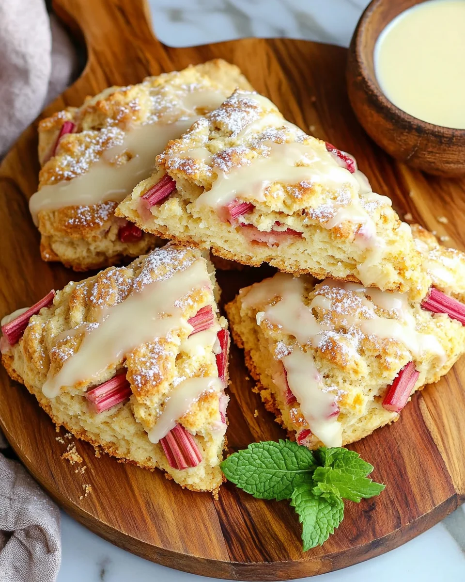 Easy Rhubarb Scones 18 Easy