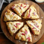 Easy Rhubarb Scones