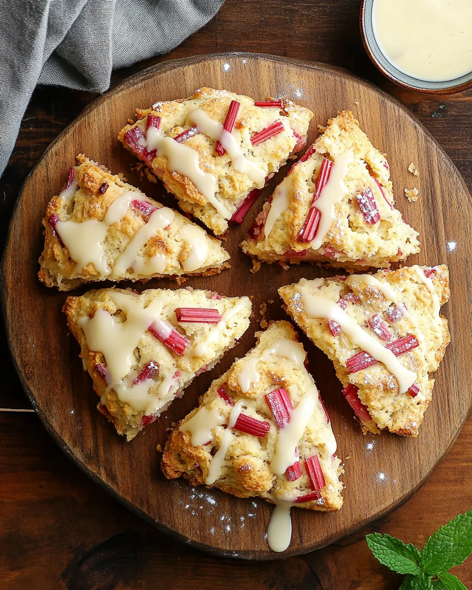 Easy Rhubarb Scones 20 Easy Rhubarb Scones