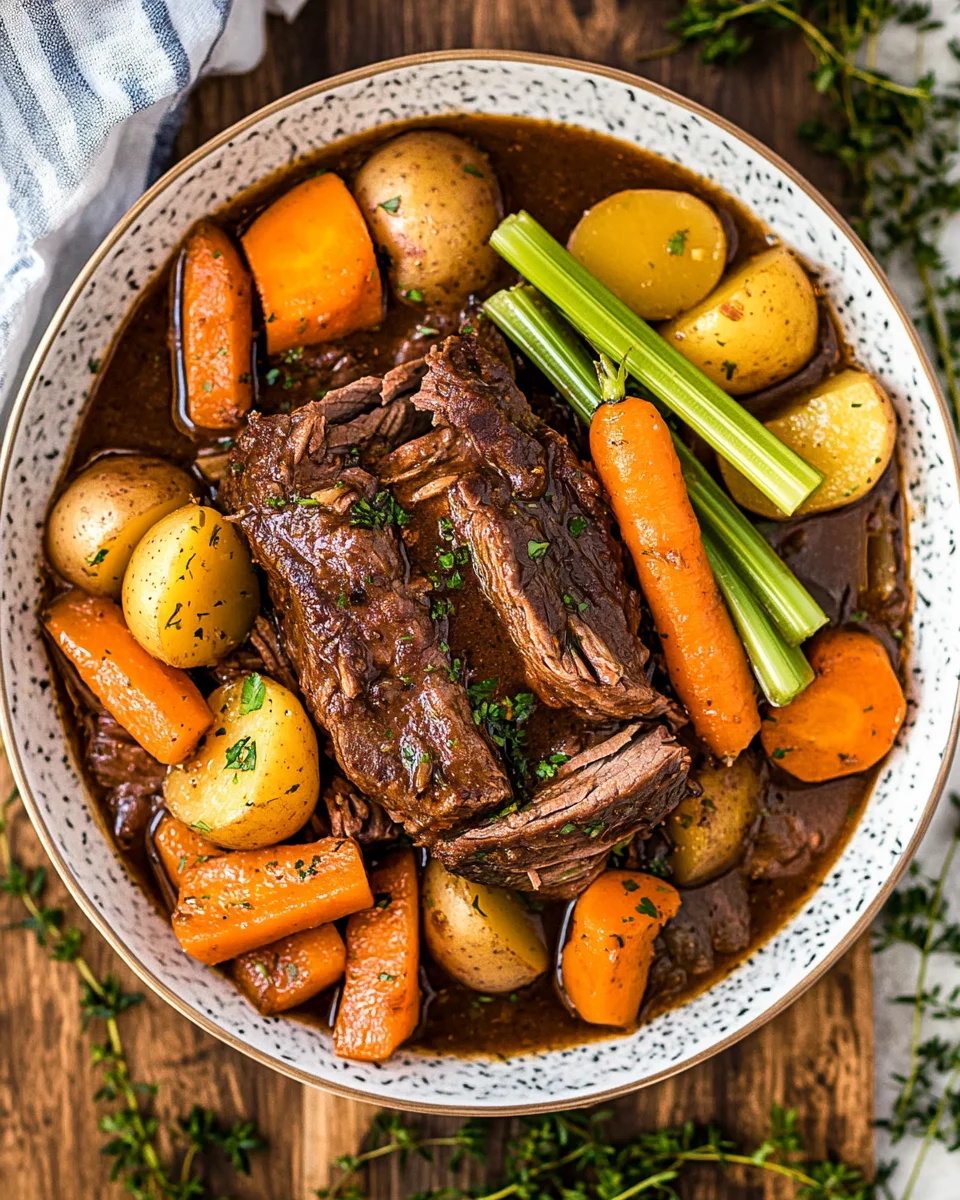 Easy Slow Cooker Pot Roast Recipe With Vegetables 17 Easy