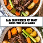 Easy Slow Cooker Pot Roast Recipe With Vegetables 15 Pinterest Hidden Image