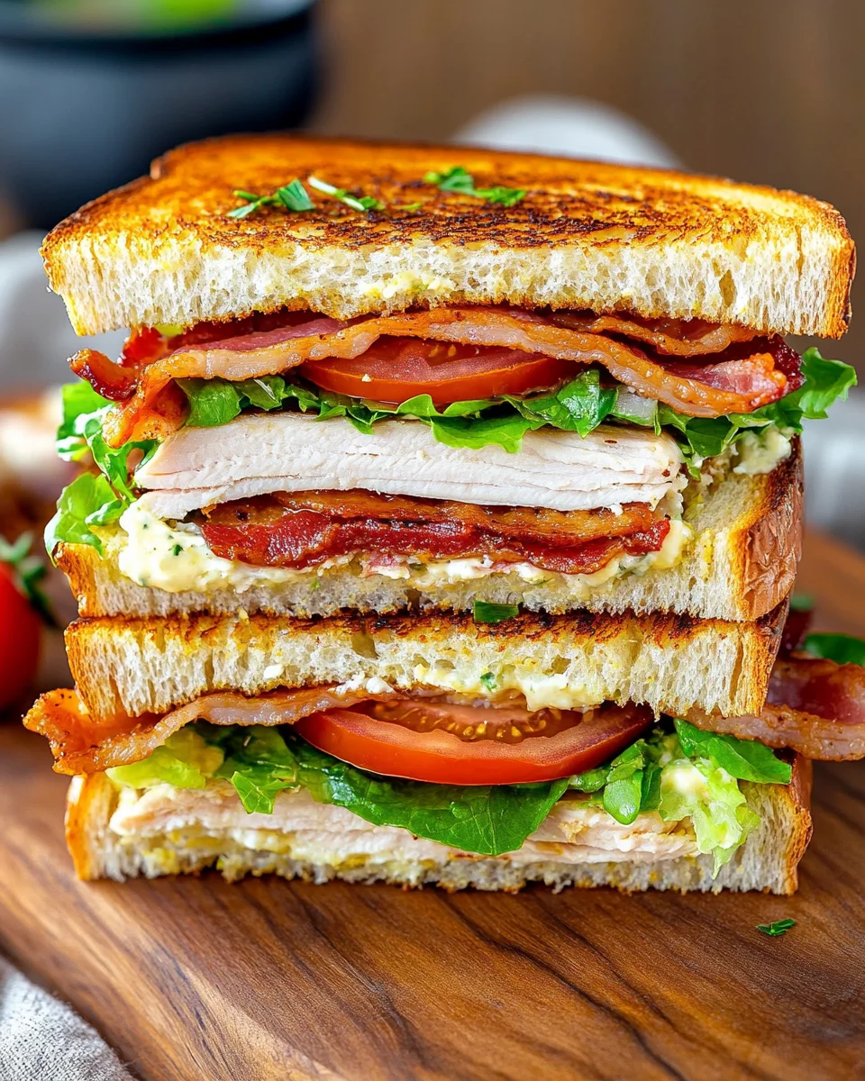 Easy Turkey Club Sandwich 18 Easy