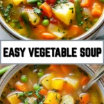 Easy Vegetable Soup 24 Pinterest Hidden Image