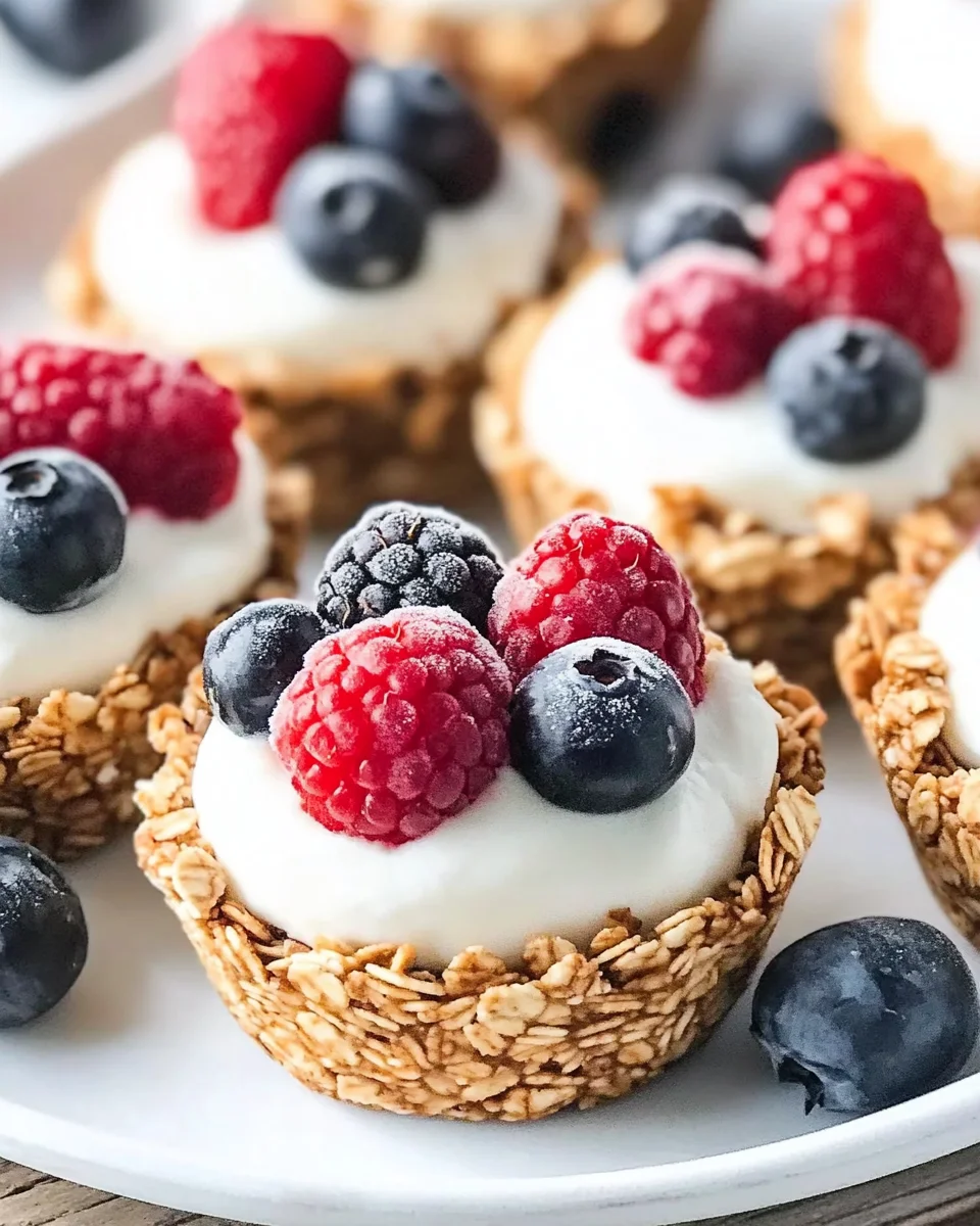 Frozen Yogurt Granola Cups 16 Frozen