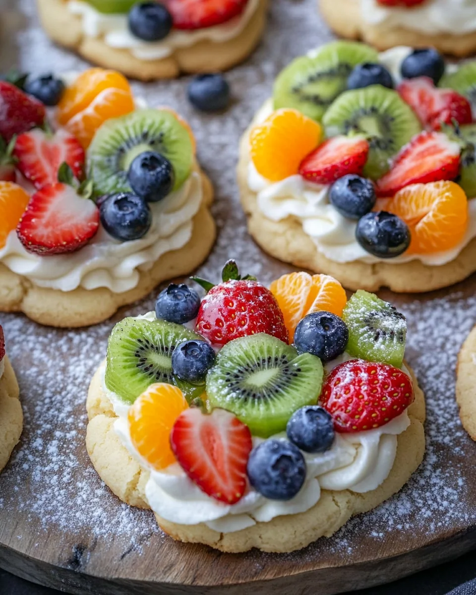 Fruit Pizza Cookies 23 Fruit