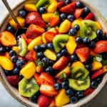 Fruit Salad with Honey Lime Dressing
