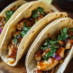 Garlic Butter Honey BBQ Chicken Tacos: Sweet, Savory & Irresistible!