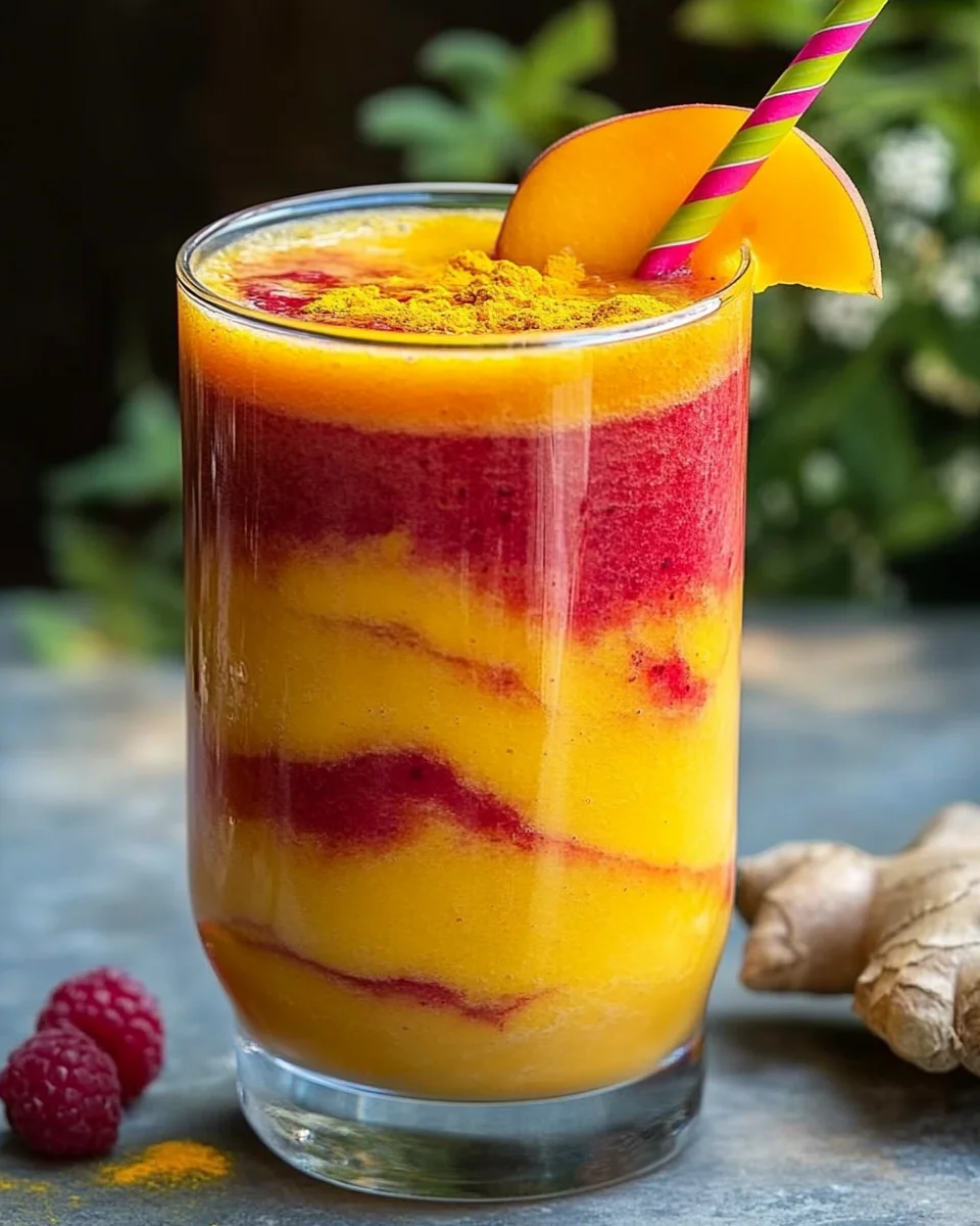 Golden Peach Sunrise Smoothie 21 Golden