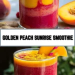 Golden Peach Sunrise Smoothie 19 Pinterest Hidden Image