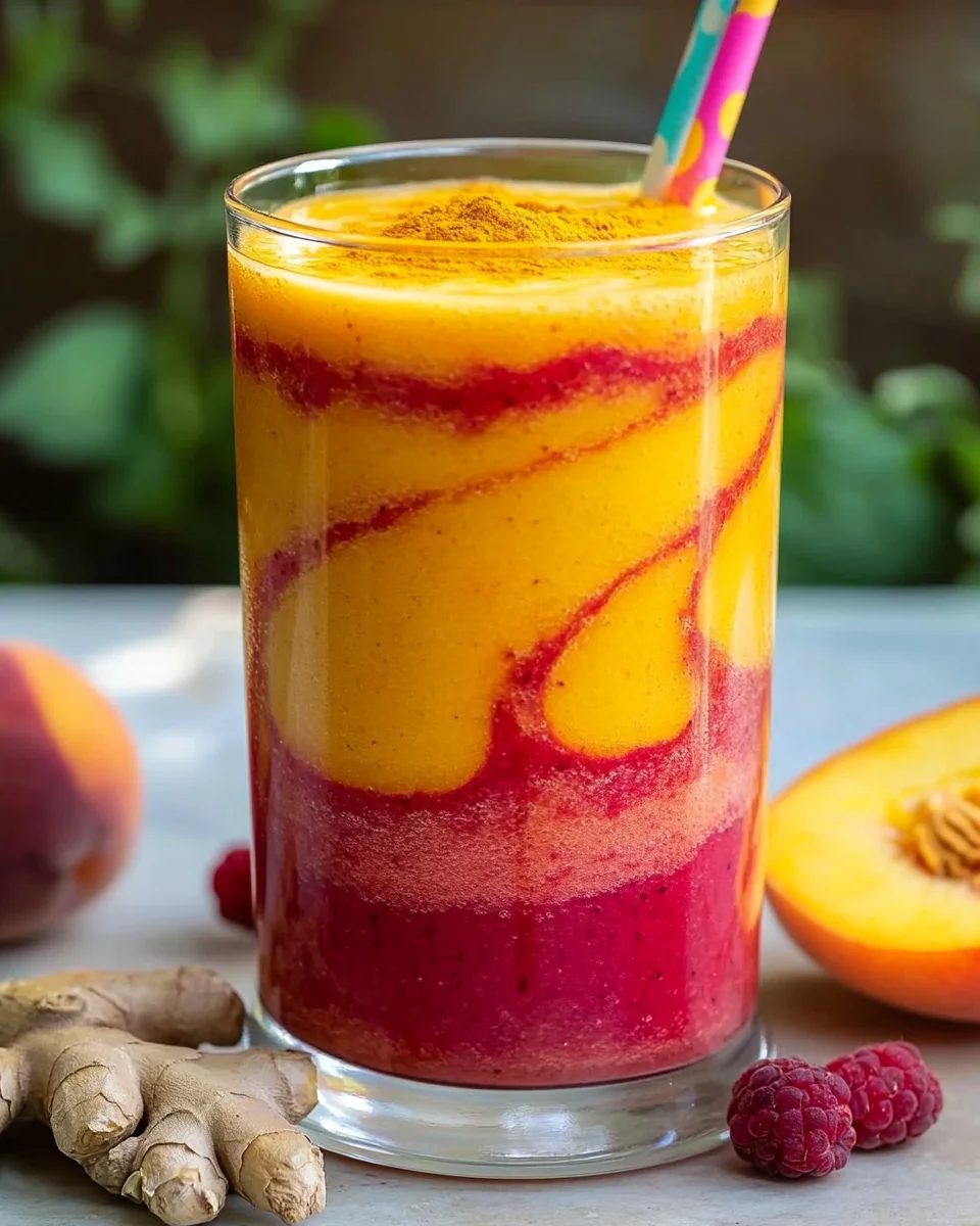 Golden Peach Sunrise Smoothie 24 Golden Peach Sunrise Smoothie