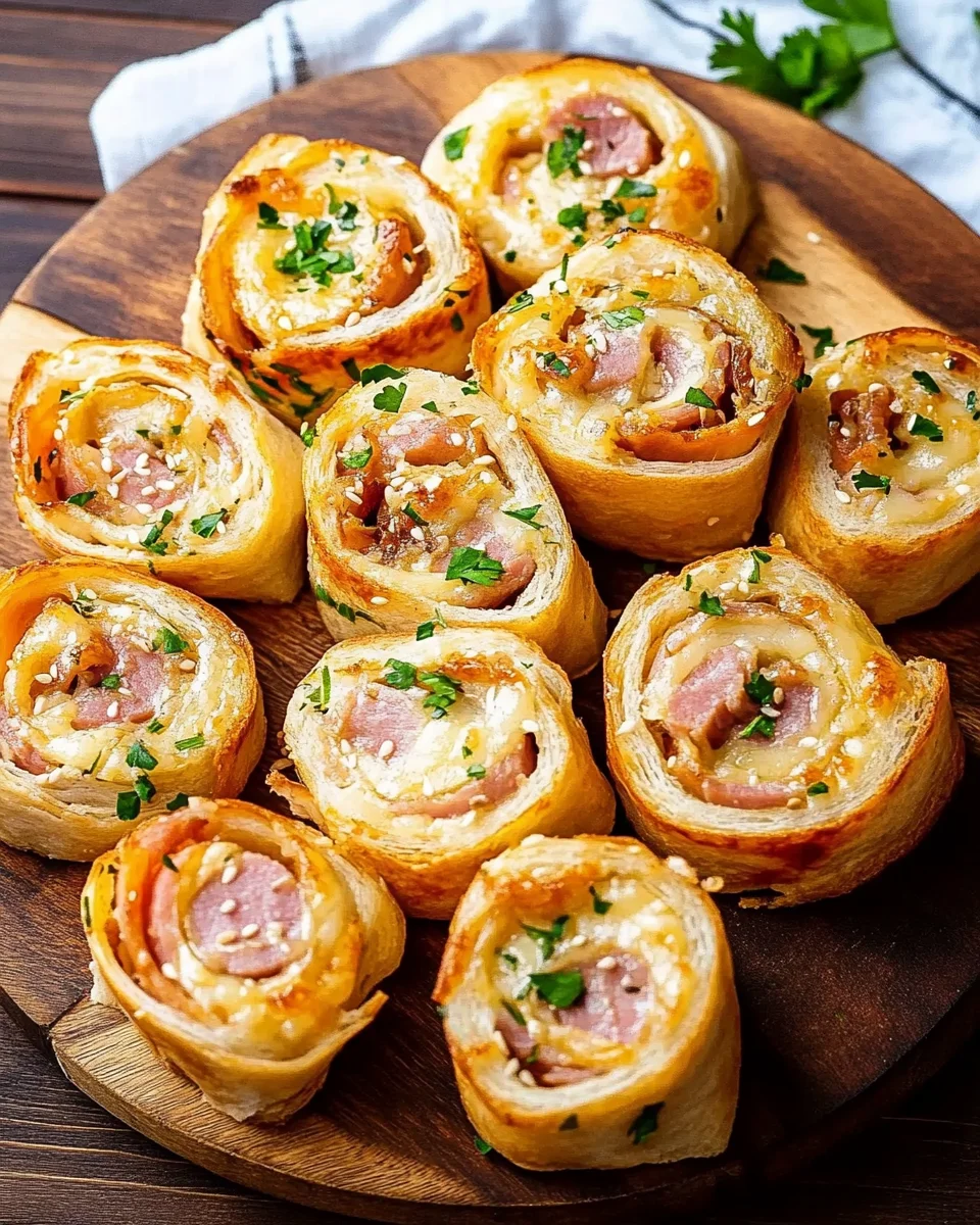 Ham and Cheese Pinwheels