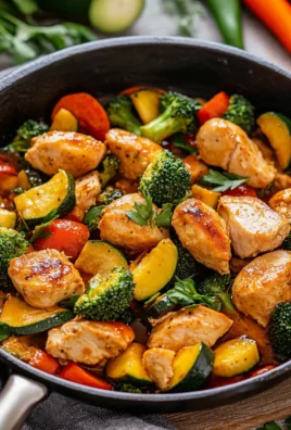 Healthy Chicken and Vegetables Skillet 23 Healthy Chicken and Vegetables Skillet