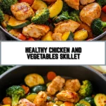 Healthy Chicken and Vegetables Skillet 26 Pinterest Hidden Image