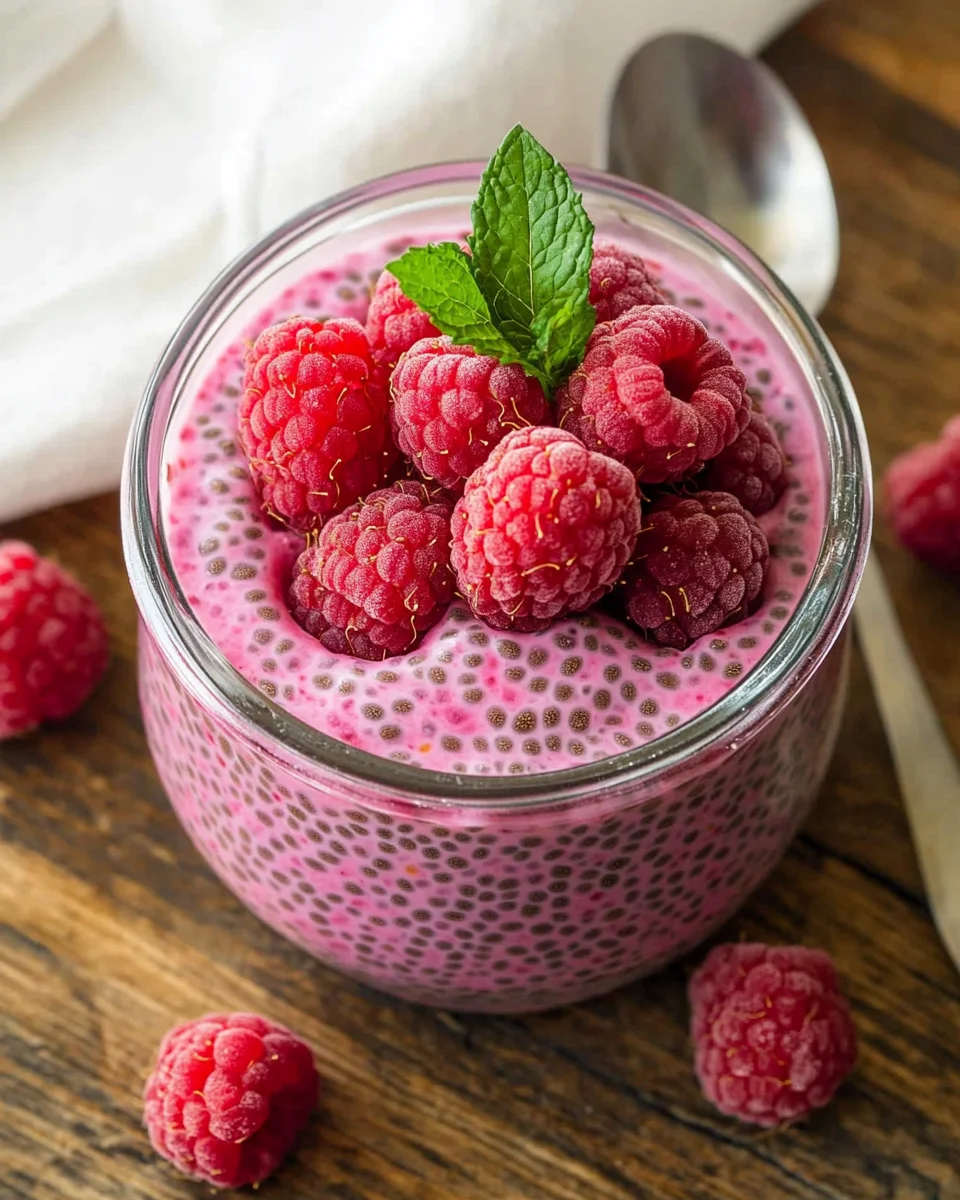 Healthy Raspberry Chia Pudding Recipe 15 Healthy