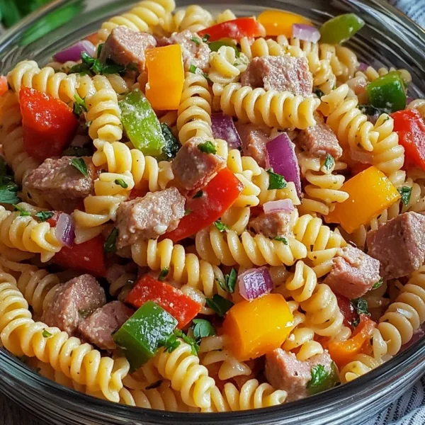 High Protein Italian Pasta Salad