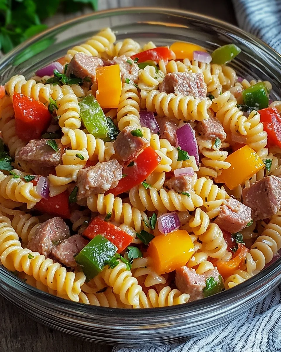High Protein Italian Pasta Salad 23 High Protein Italian Pasta Salad
