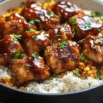 Honey BBQ Chicken Rice