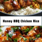 Honey BBQ Chicken Rice 21 Pinterest Hidden Image