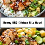 Honey BBQ Chicken Rice Bowl 15 Pinterest Hidden Image