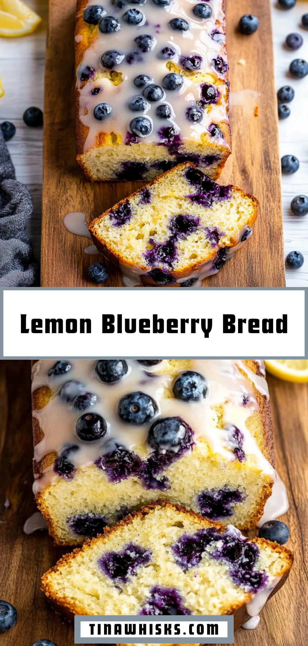 Lemon Blueberry Bread 23 Pinterest Hidden Image