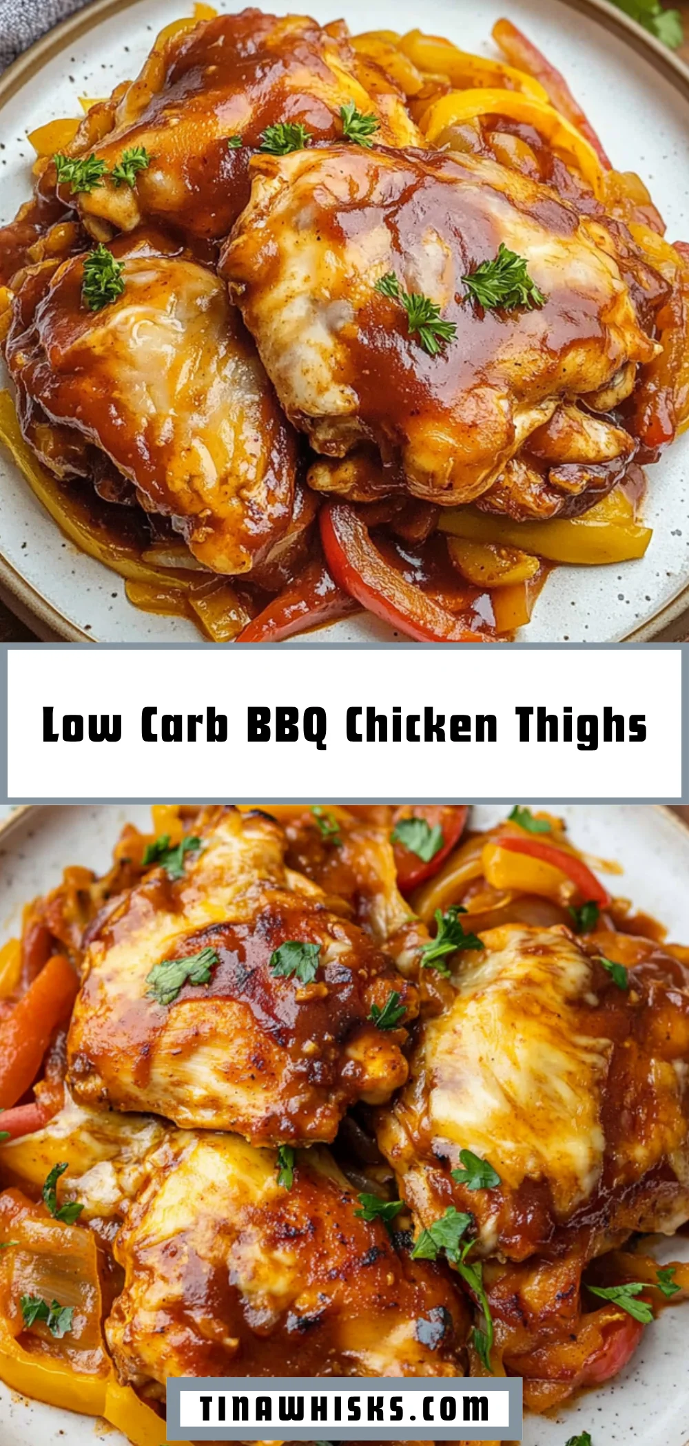 Low Carb BBQ Chicken Thighs 12 Pinterest Hidden Image