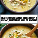 Mediterranean Lemon Chicken Soup: A Creamy, Comforting Bowl of Sunshine 19 Pinterest Hidden Image