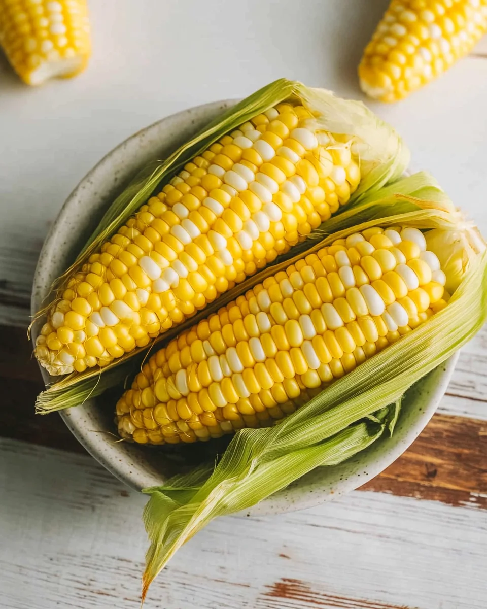 Microwave Corn on the Cob in Husk 12 Microwave