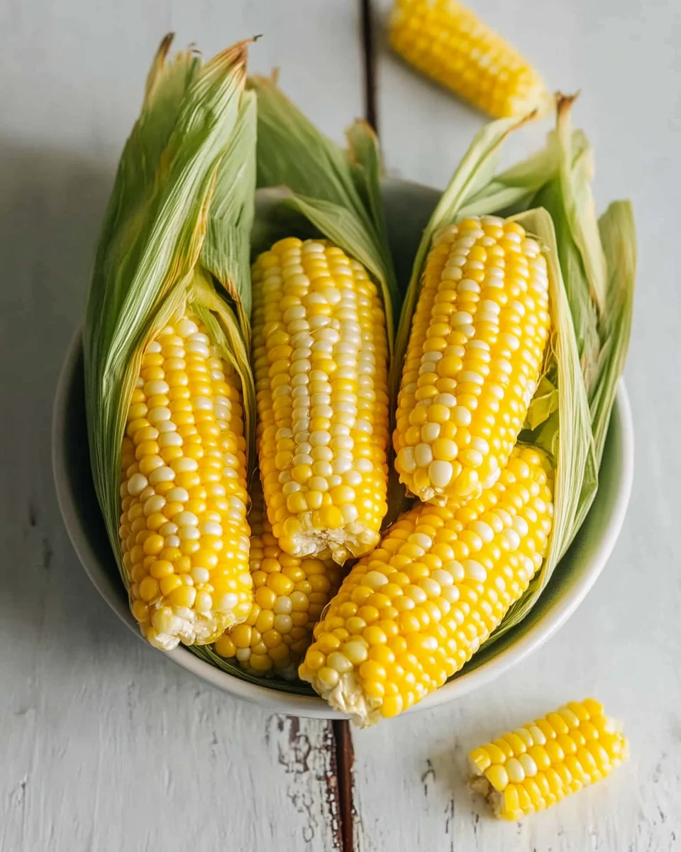 Microwave Corn on the Cob in Husk 15 Microwave Corn on the Cob in Husk