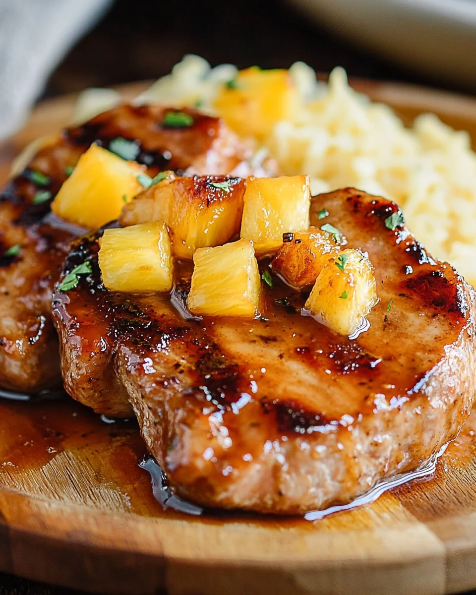 Pineapple Pork Chops Recipe 24 Pineapple