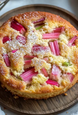 Quick Rhubarb Cake