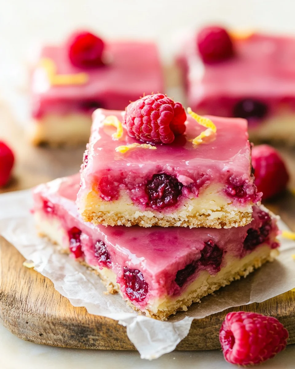 Raspberry Lemonade Bars