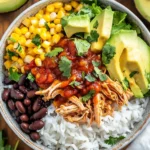 Slow Cooker Chicken Burrito Bowl