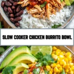 Slow Cooker Chicken Burrito Bowl 18 Pinterest Hidden Image