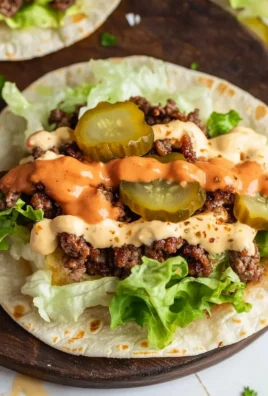 Smash Burger Taco Recipe + Burger Sauce 28 Smash Burger Taco Recipe + Burger Sauce