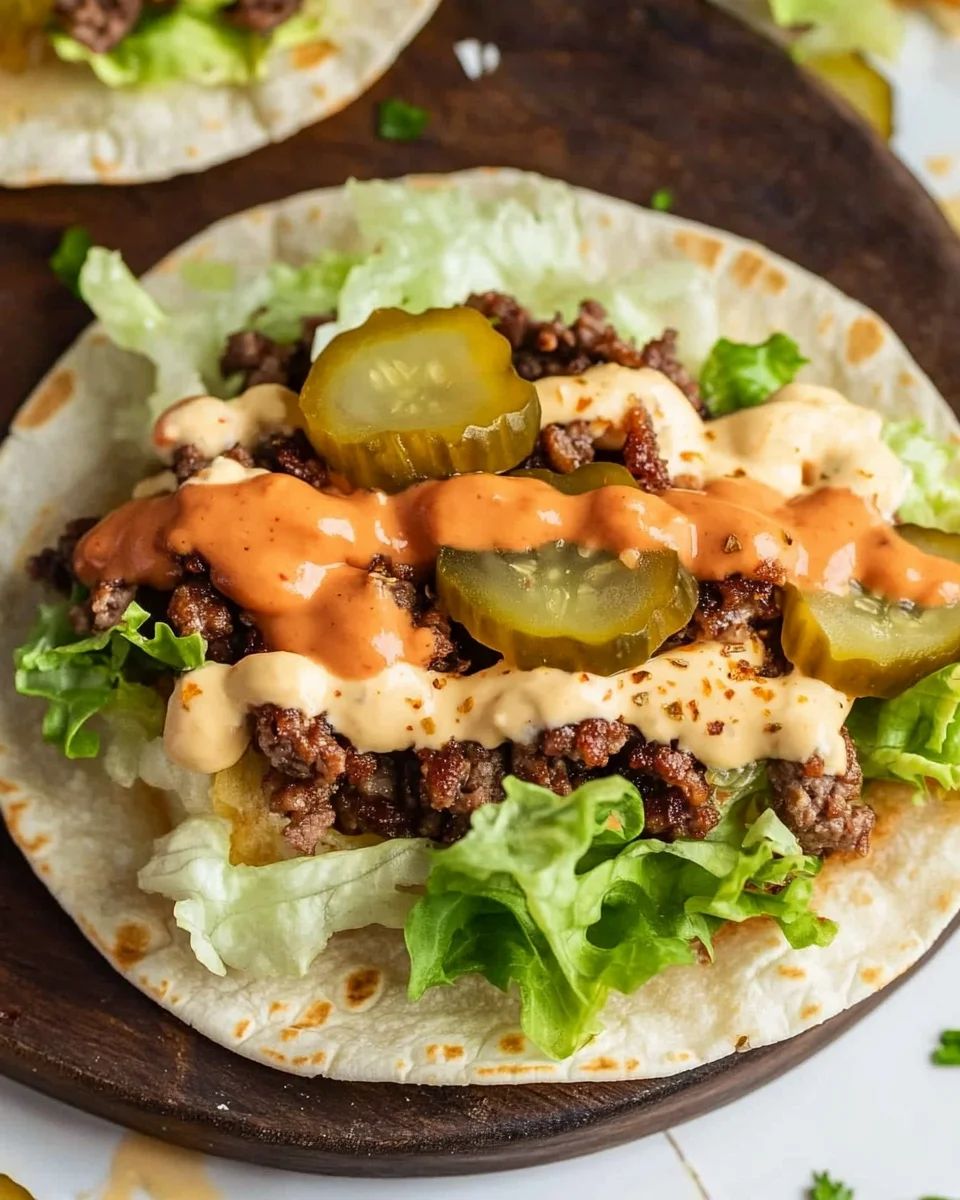 Smash Burger Taco Recipe + Burger Sauce 21 Smash Burger Taco Recipe + Burger Sauce